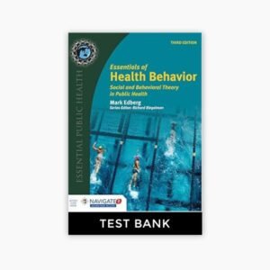 Essentials of Health Behavior 3rd Edition Edberg Test Bank