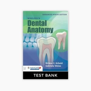 Woelfel’s Dental Anatomy 9th Edition Scheid Weiss Test Bank