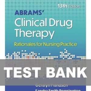 Adult Health Nursing 9th Edition Cooper TEST BANK